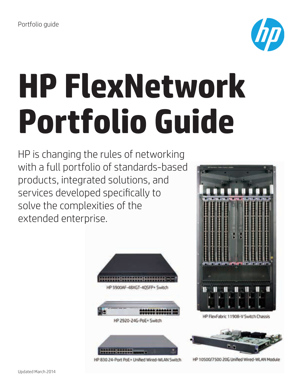 HP Flexnetwork Portfolio Guideopt