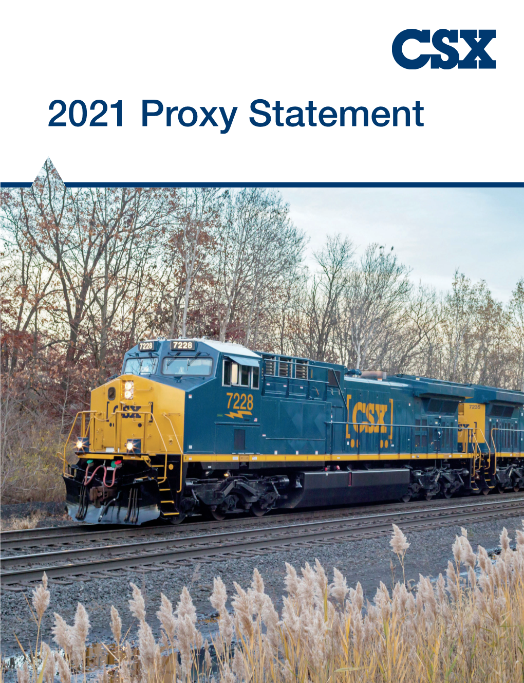 2021 Proxy Statement About CSX and the Value We Create