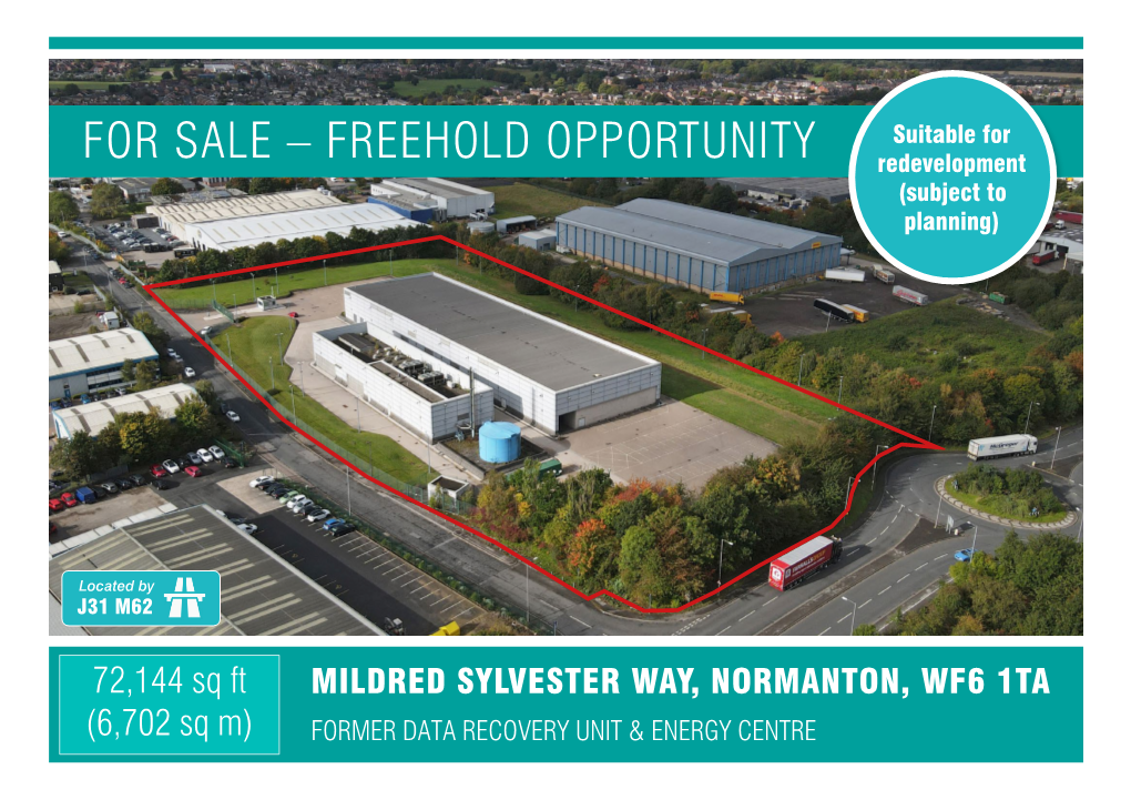FOR SALE – FREEHOLD OPPORTUNITY Redevelopment (Subject to Planning)