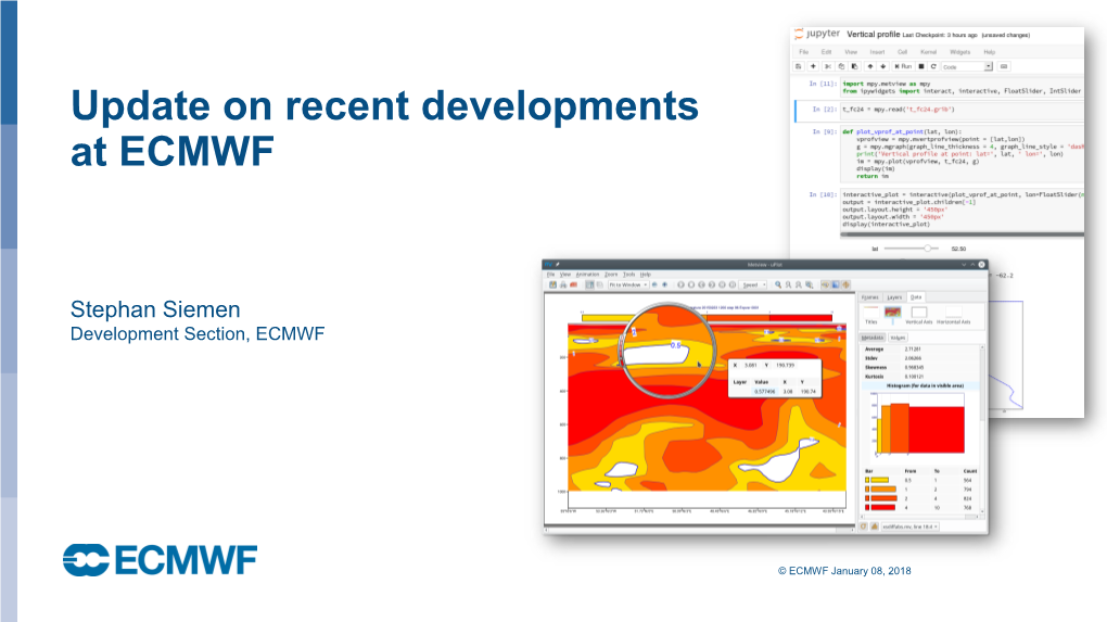 Update on Recent Developments at ECMWF