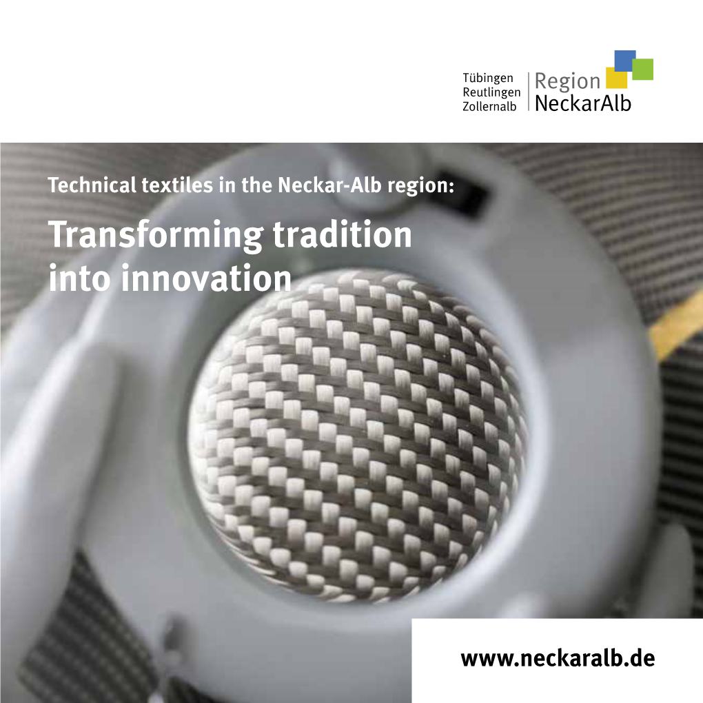 Technical Textiles in the Neckar-Alb Region: Transforming Tradition Into Innovation