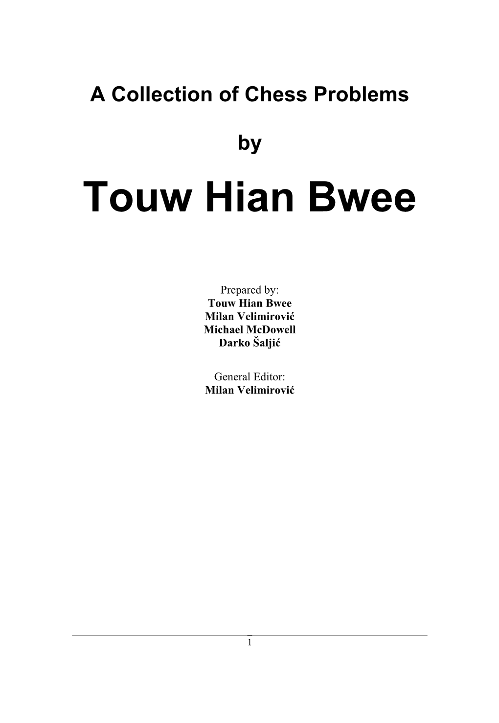 Touw Hian Bwee