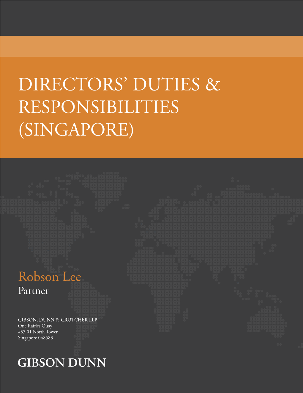 Directors' Duties & Responsibilities (Singapore)