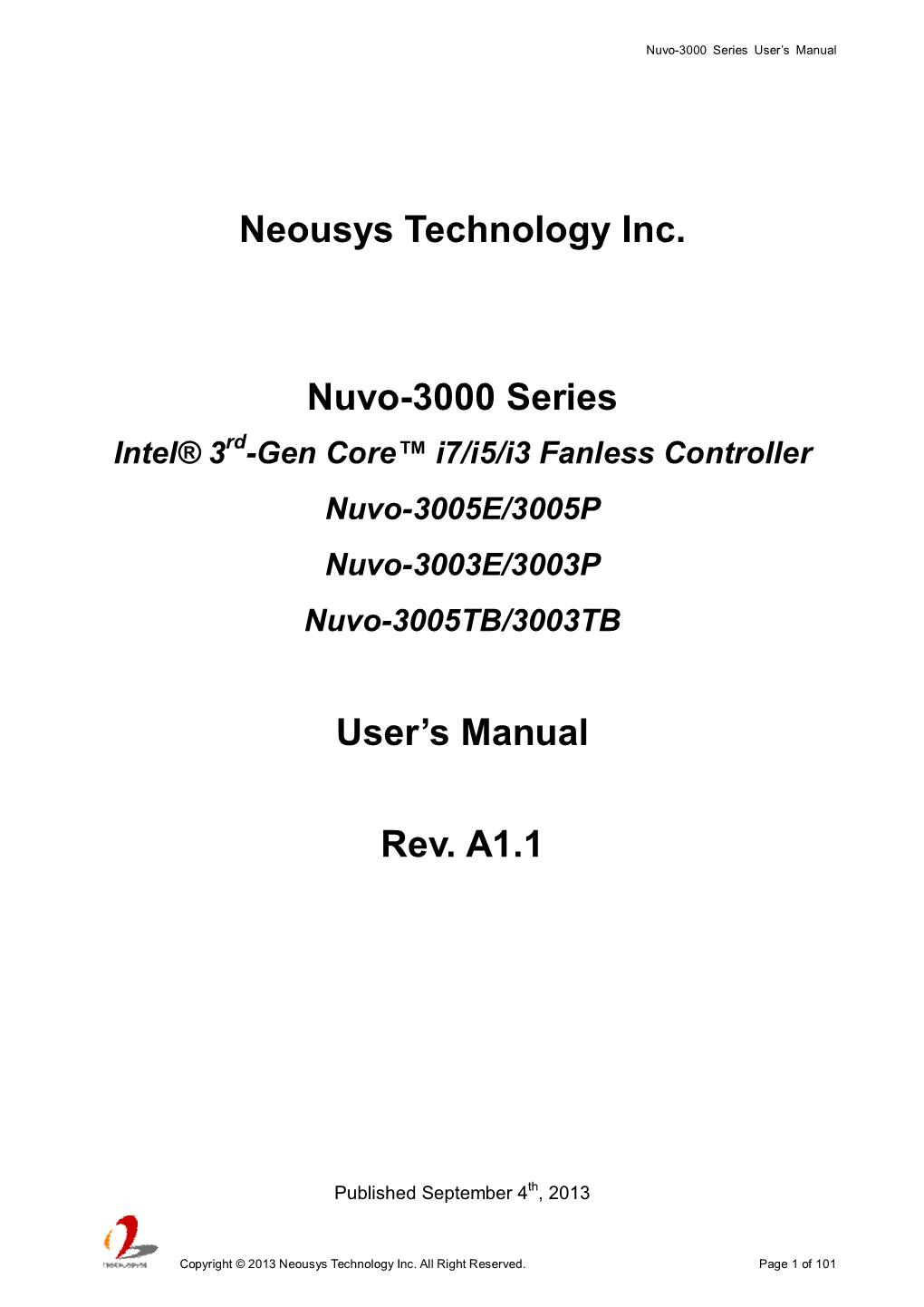 Nuvo-3000 Manual