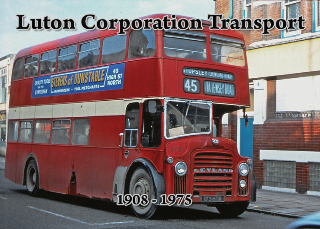 Luton Corporation Transport 1908-1970