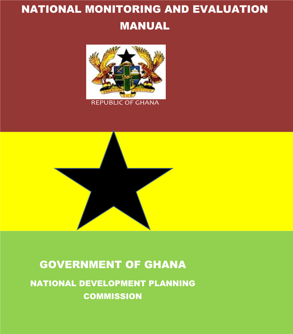 National Monitoring and Evaluation Manual