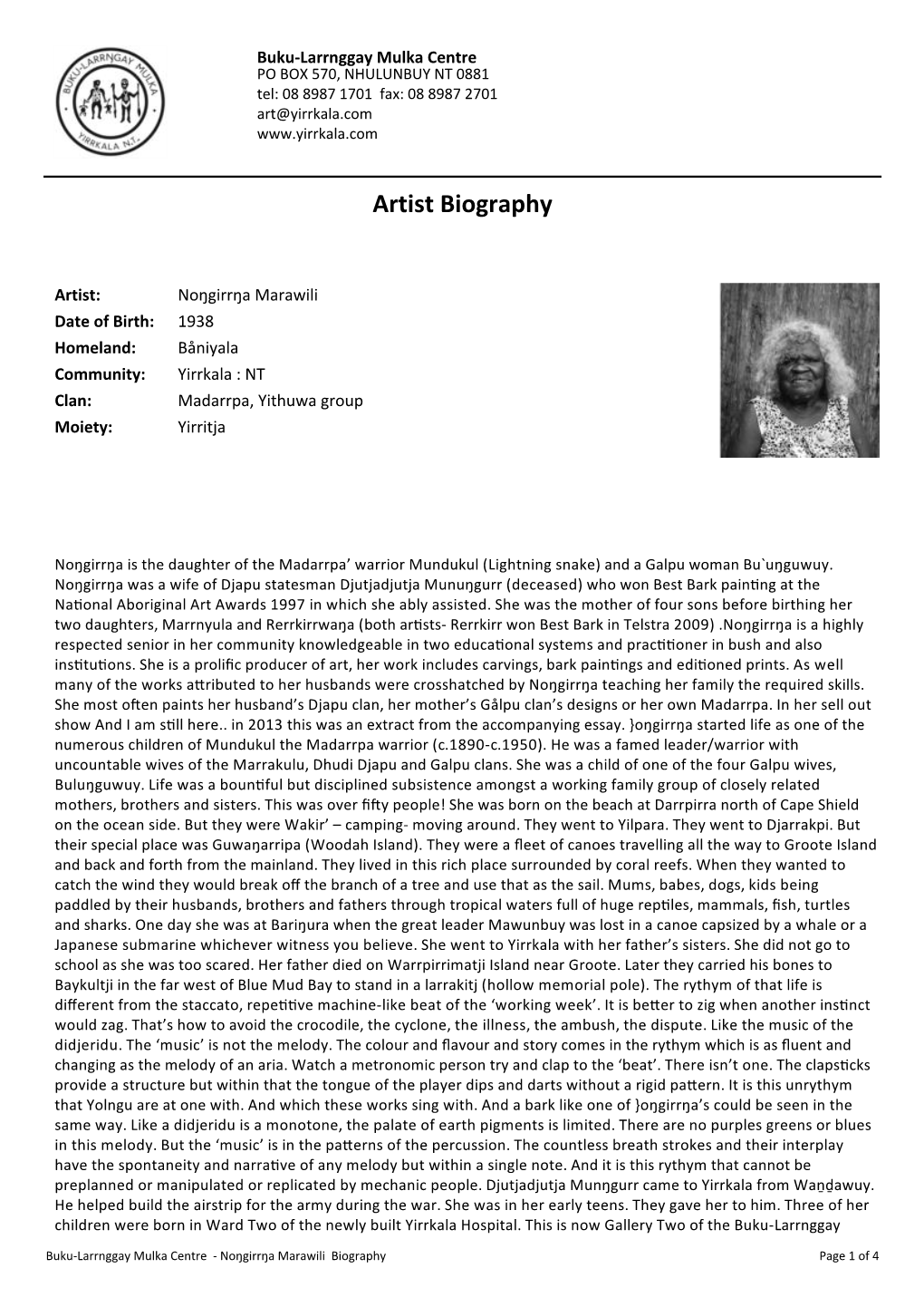 Artist Biography