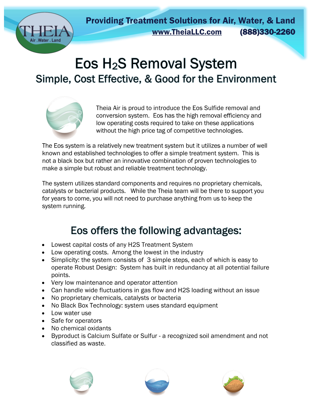 Eos Sulfide Removal and Conversion System