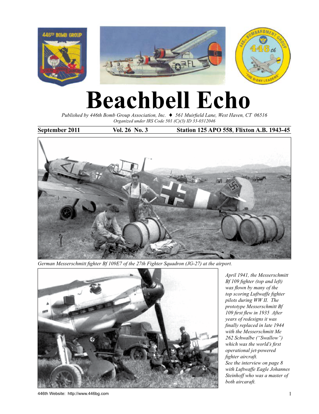 Beachbell Echo Published by 446Th Bomb Group Association, Inc