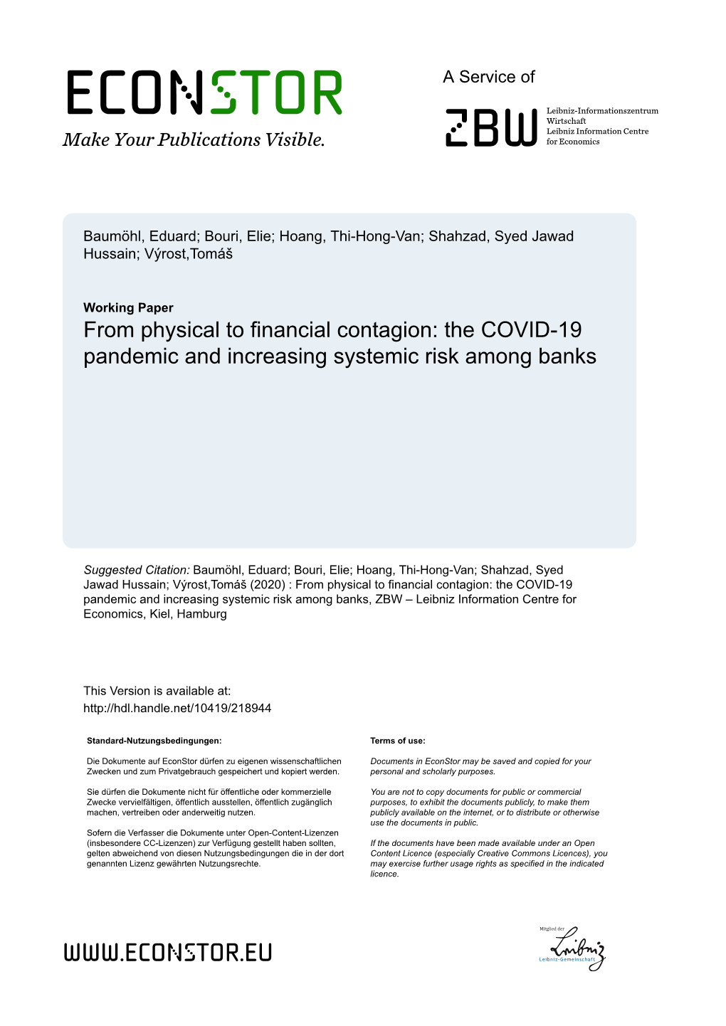 The COVID-19 Pandemic and Increasing Systemic Risk Among Banks