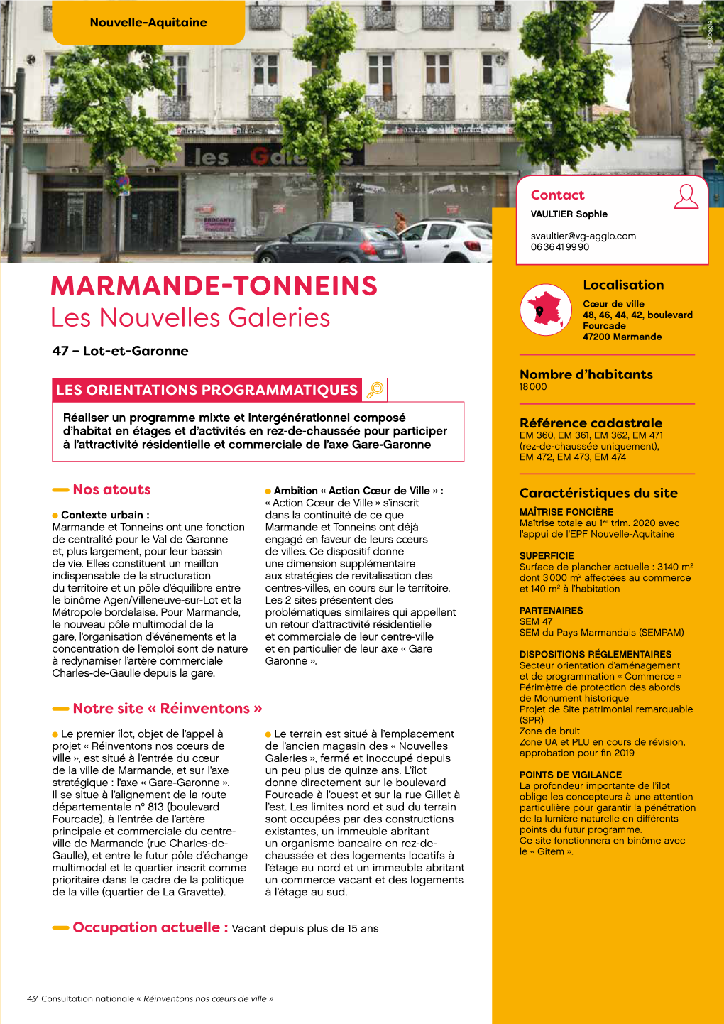 MARMANDE-TONNEINS Les Nouvelles Galeries