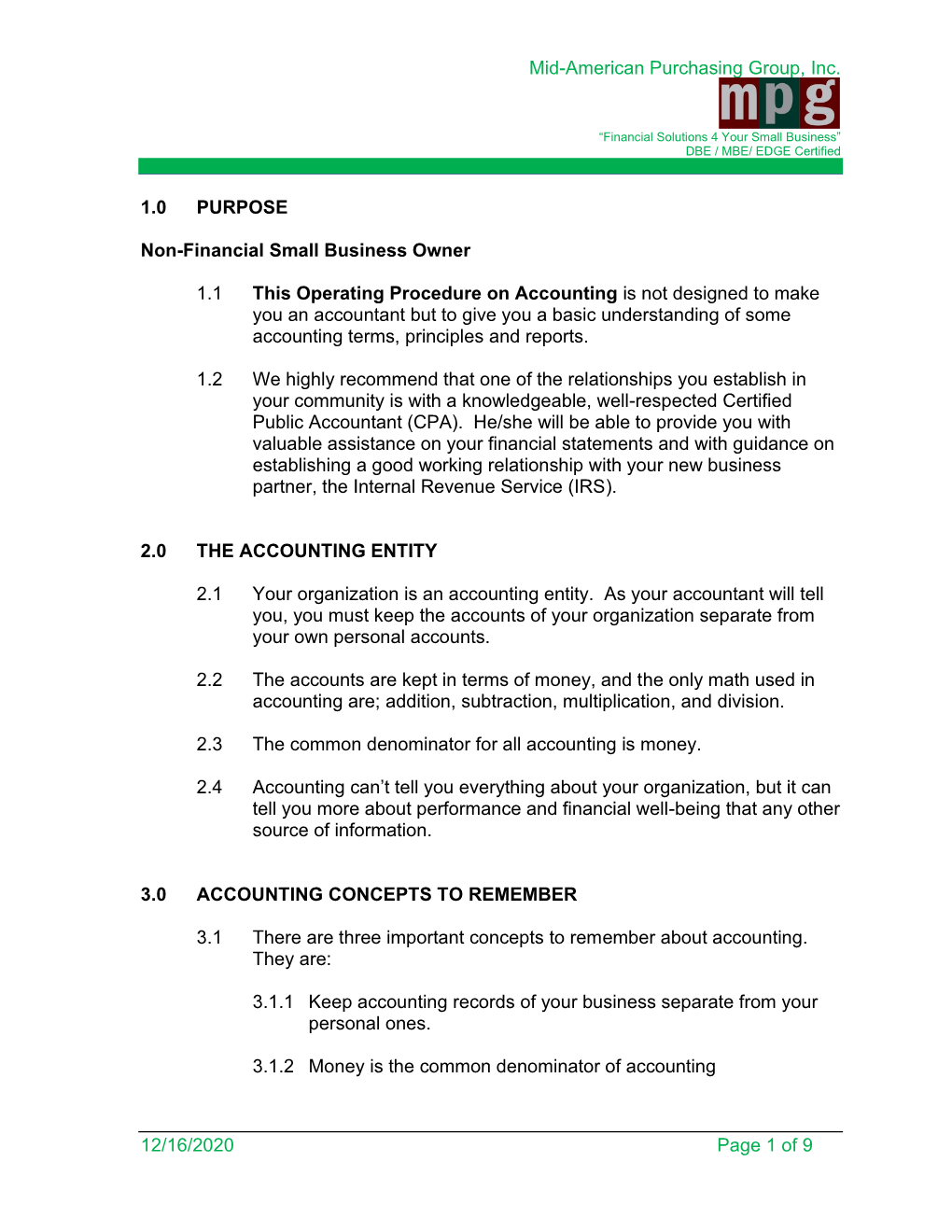 Bank Presentation: Overview