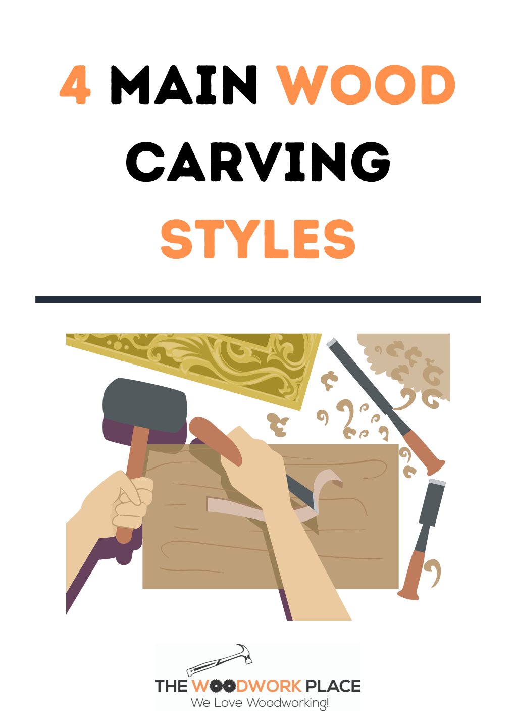Four Main Types of Wood Carving Styles!