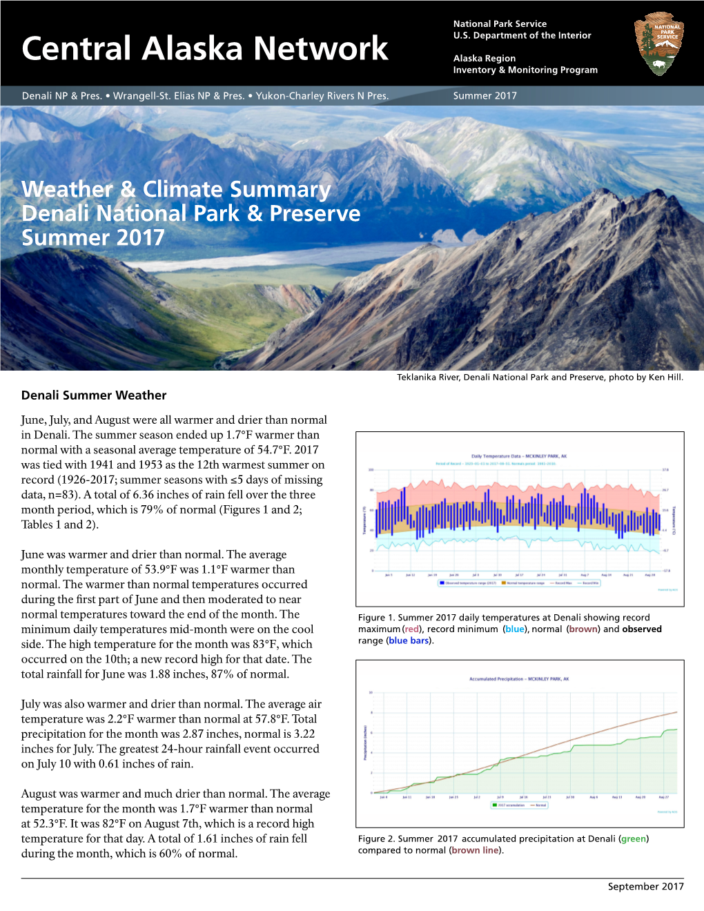 Central Alaska Network Weather & Climate Summary