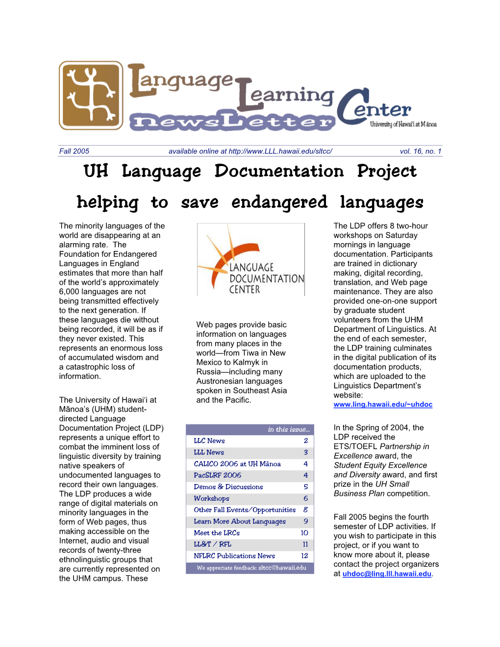 UH Language Documentation Project Helping to Save Endangered