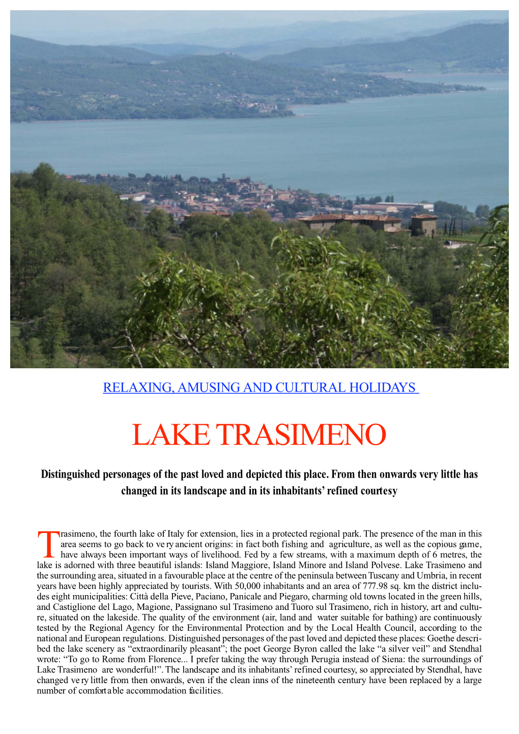 Trasimeno Testo Ingl