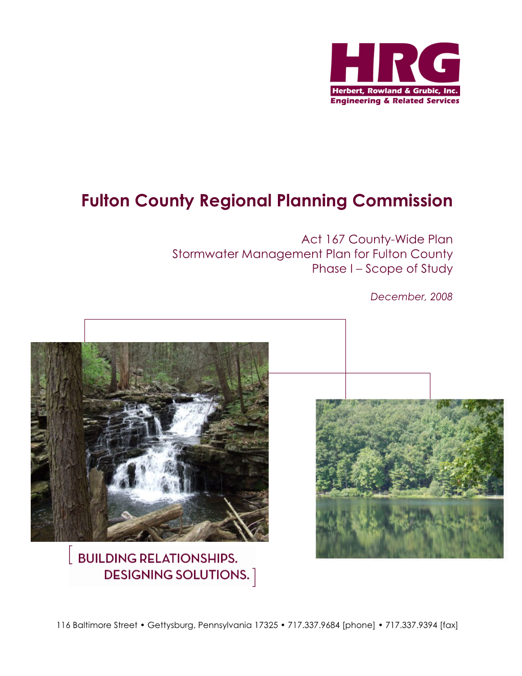 Fulton County Act 167 Stormwater Management Plan