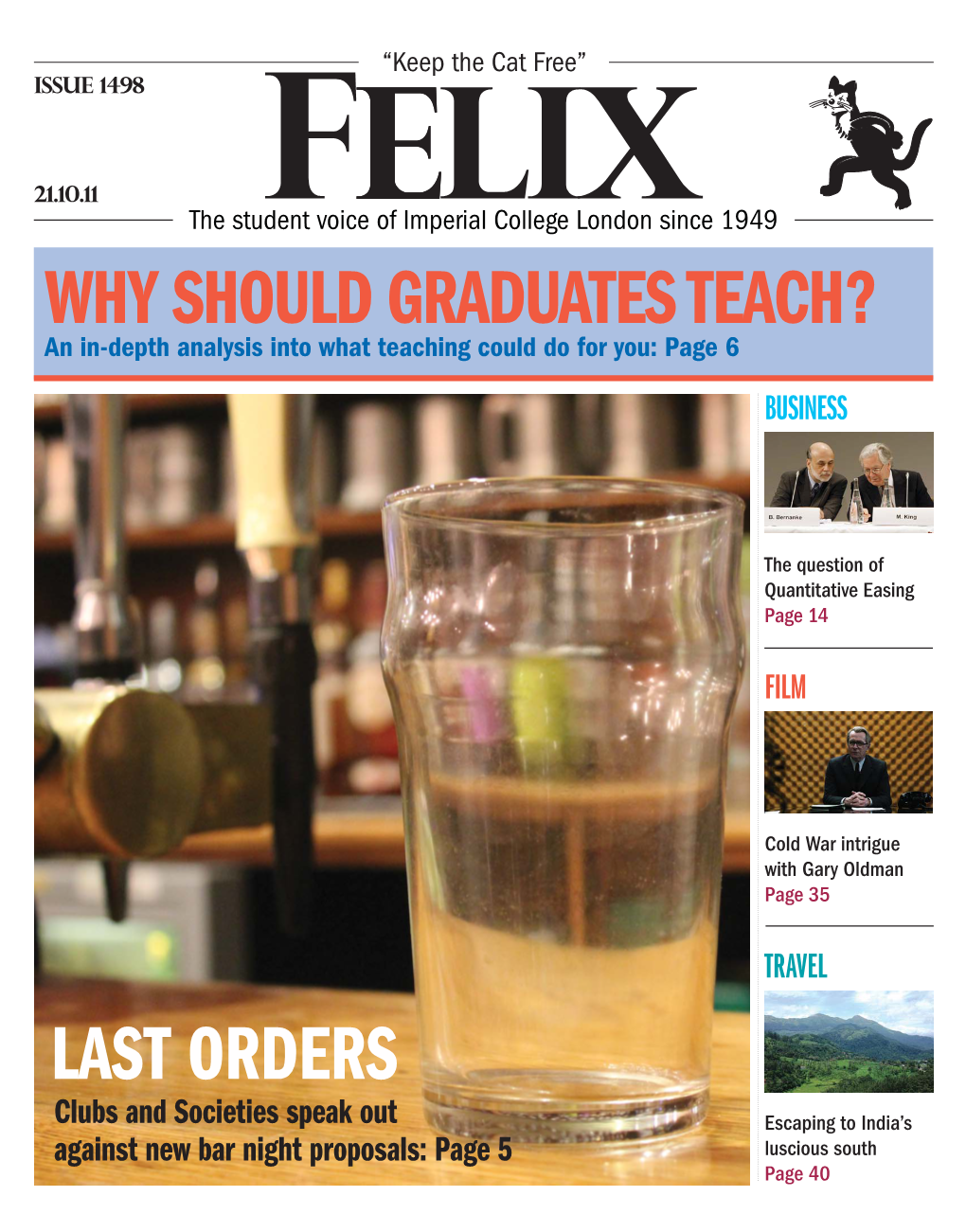 WHY SHOULD GRADUATES TEACH? an In-Depth Analysis Into What Teaching Could Do for You: Page 6 BUSINESS