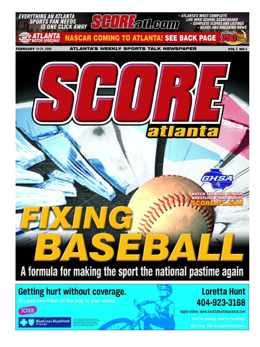 Nascar Coming to Atlanta! See Back Page