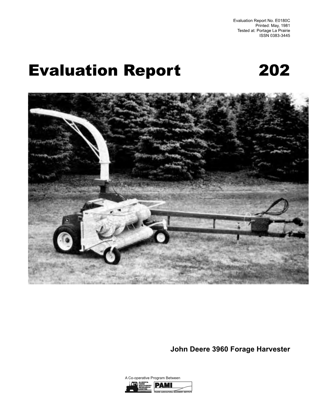 Evaluation Report No
