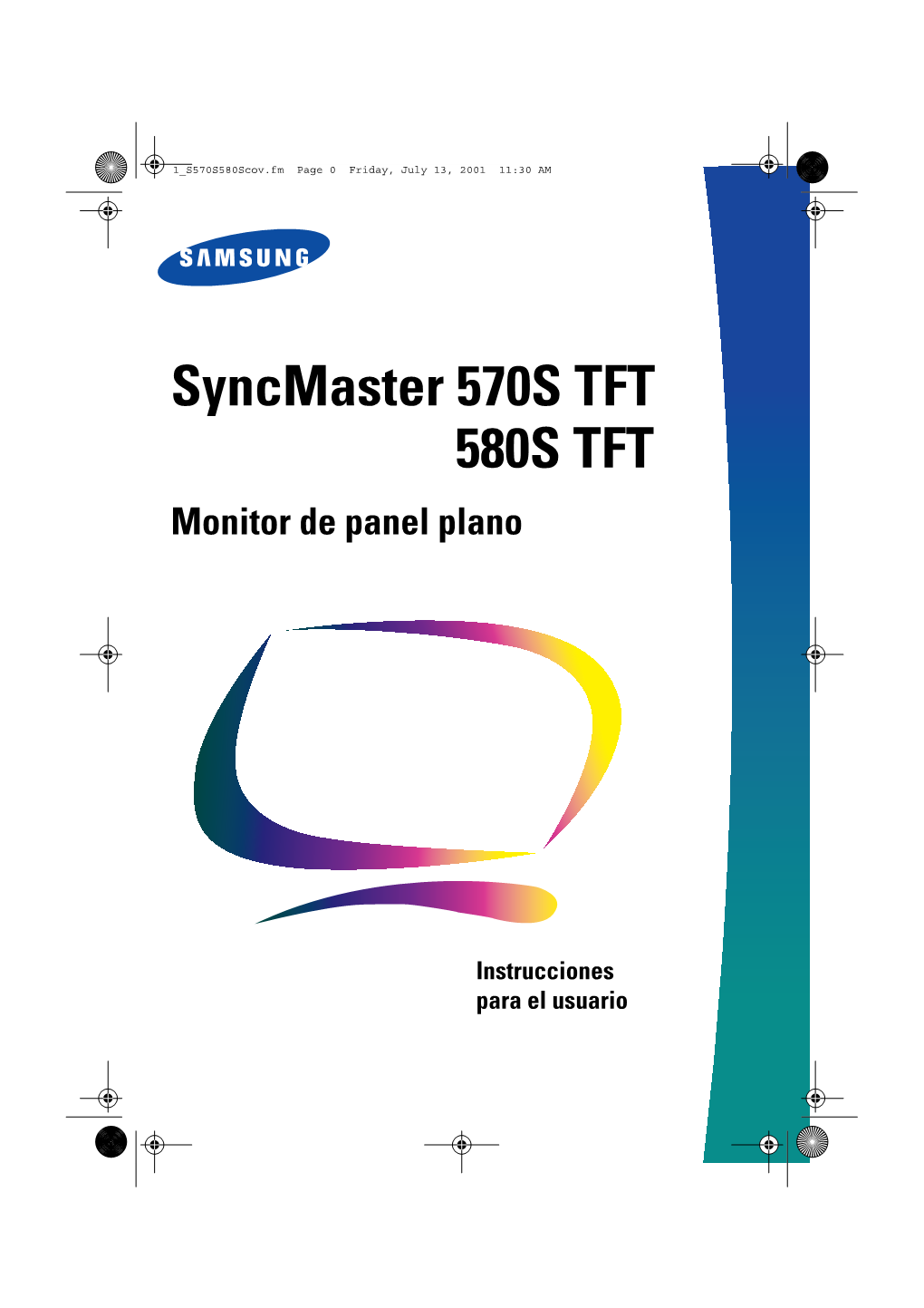 Syncmaster 570S TFT 580S TFT Monitor De Panel Plano