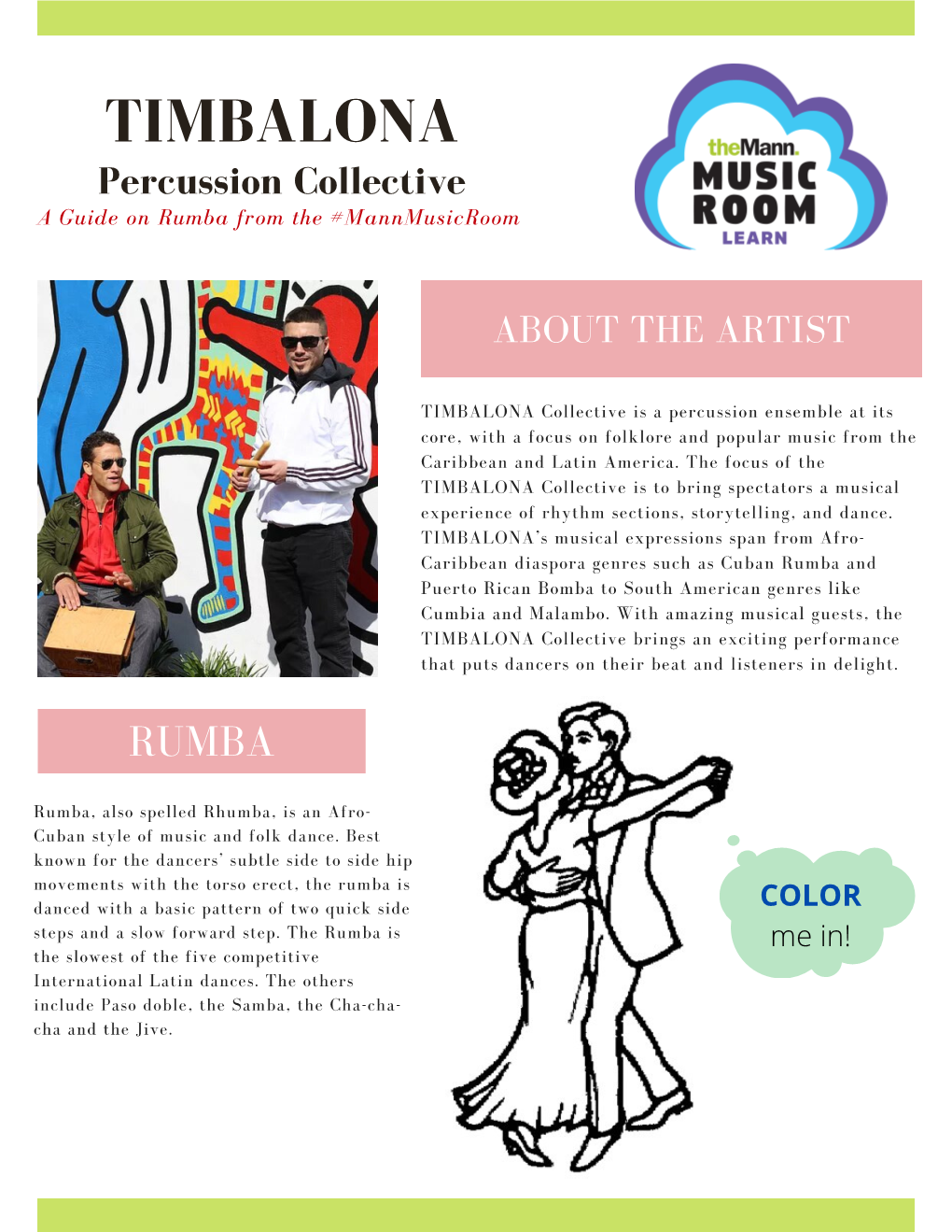 Timbalona Activity Guide