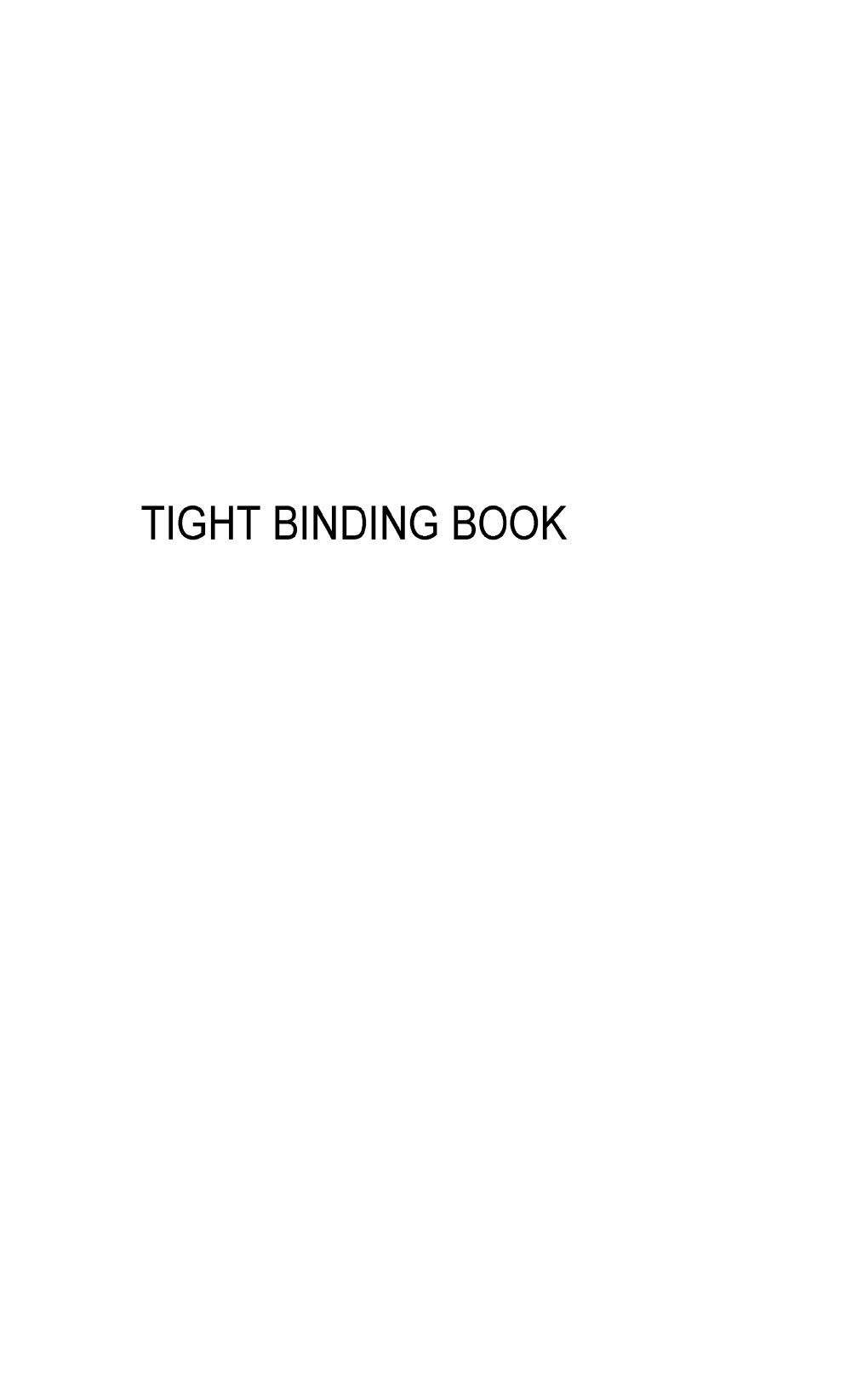 Tight Binding Book