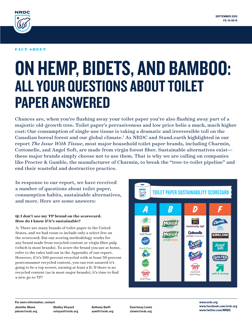 On Hemp, Bidets, and Bamboo