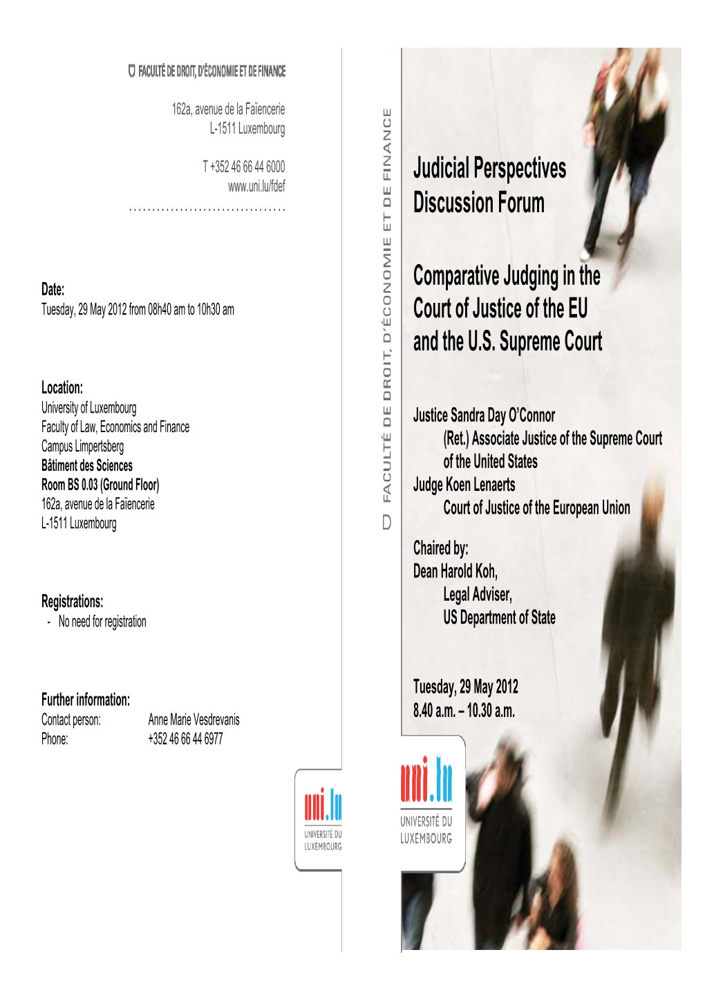 Judicial Perspectives Discussion Forum