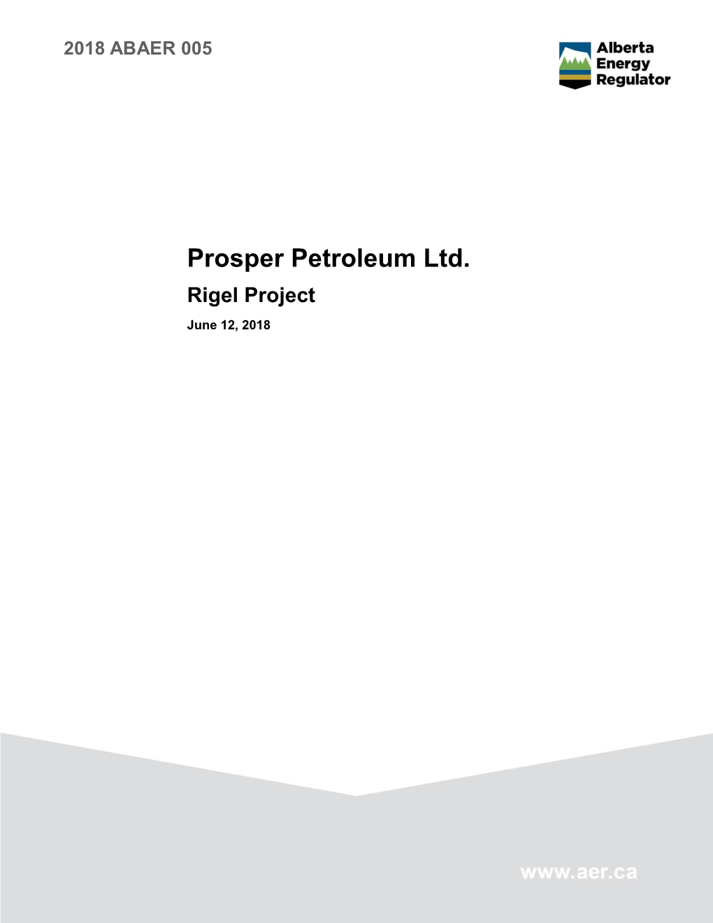 Prosper Petroleum Ltd
