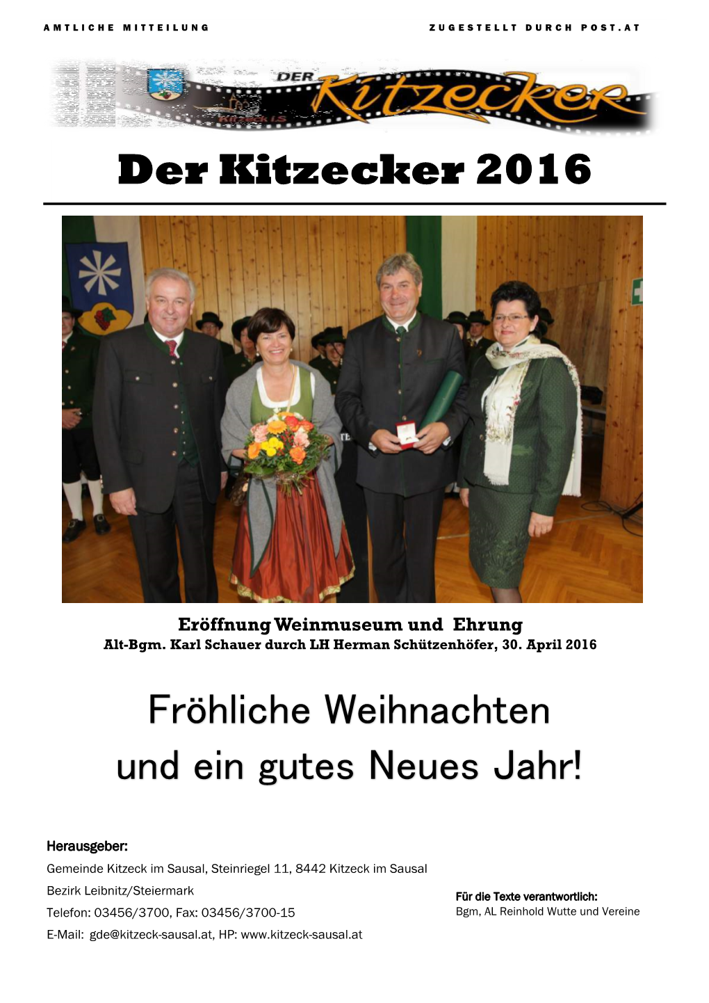 Gemeindezeitung 2016 END.Pub