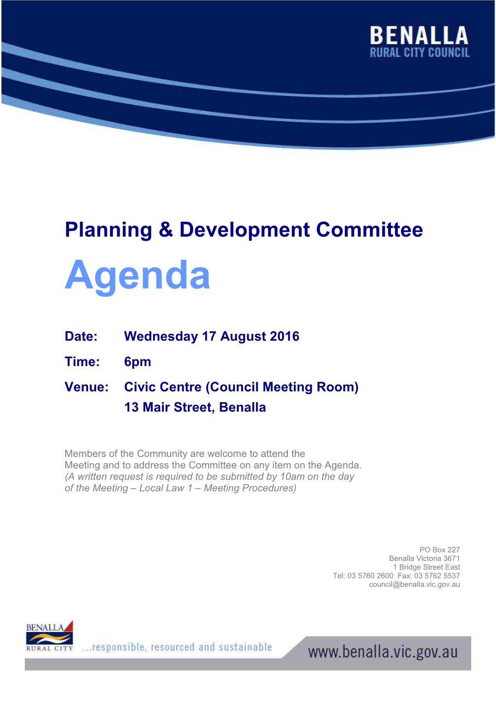 Planning & Development Committee
