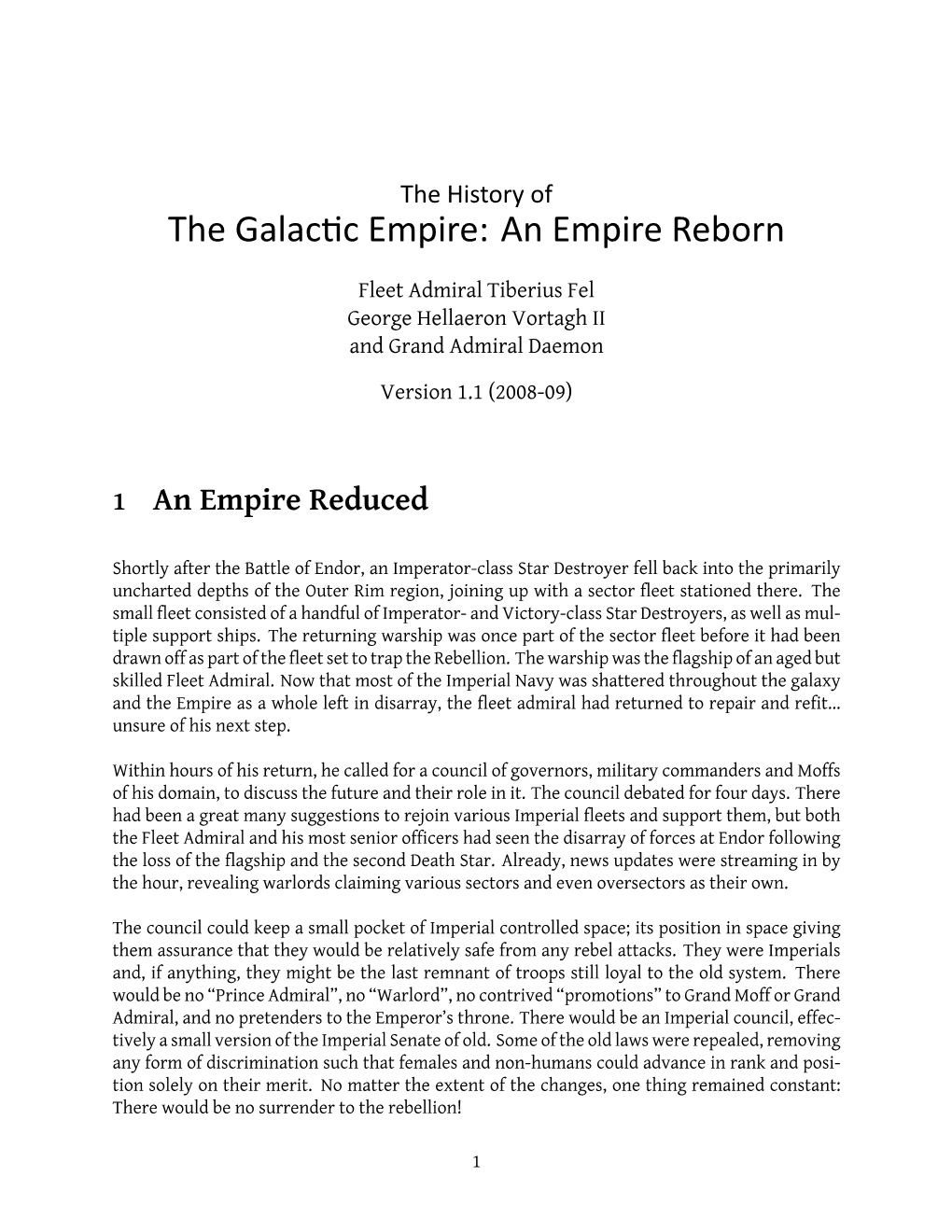 The Galac C Empire