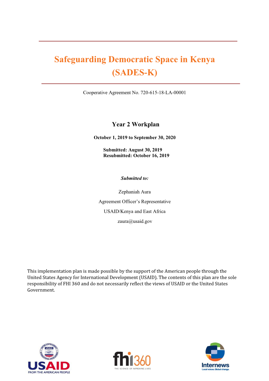 Safeguarding Democratic Space in Kenya