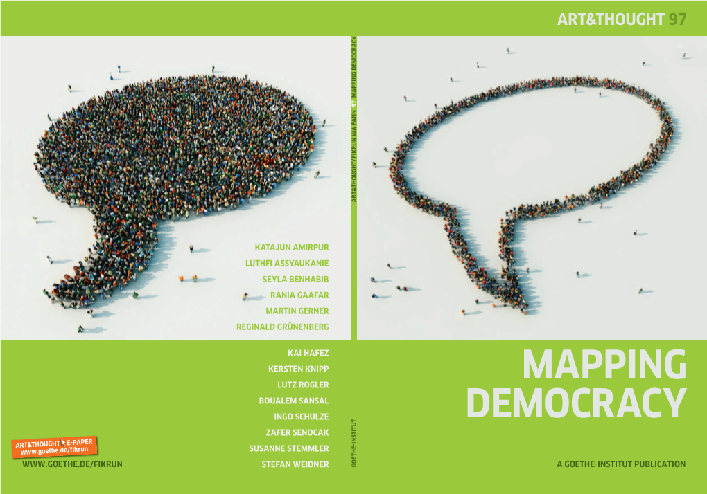 Mapping Democracy Democracy Mapping a Goethe-Institut Publication