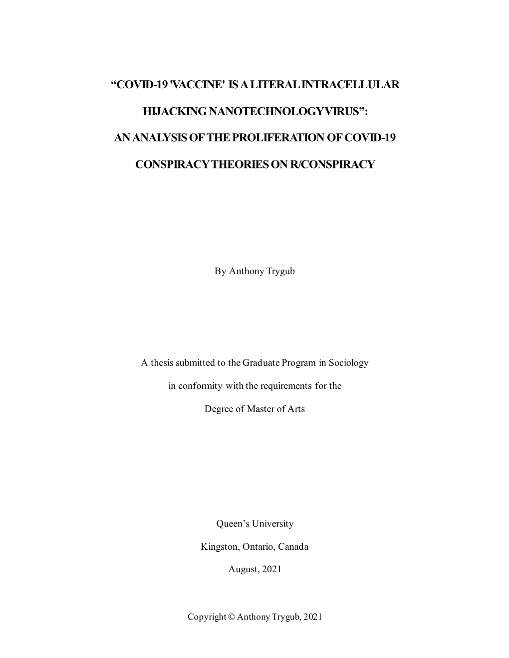 An Analysis of the Proliferation of Covid-19