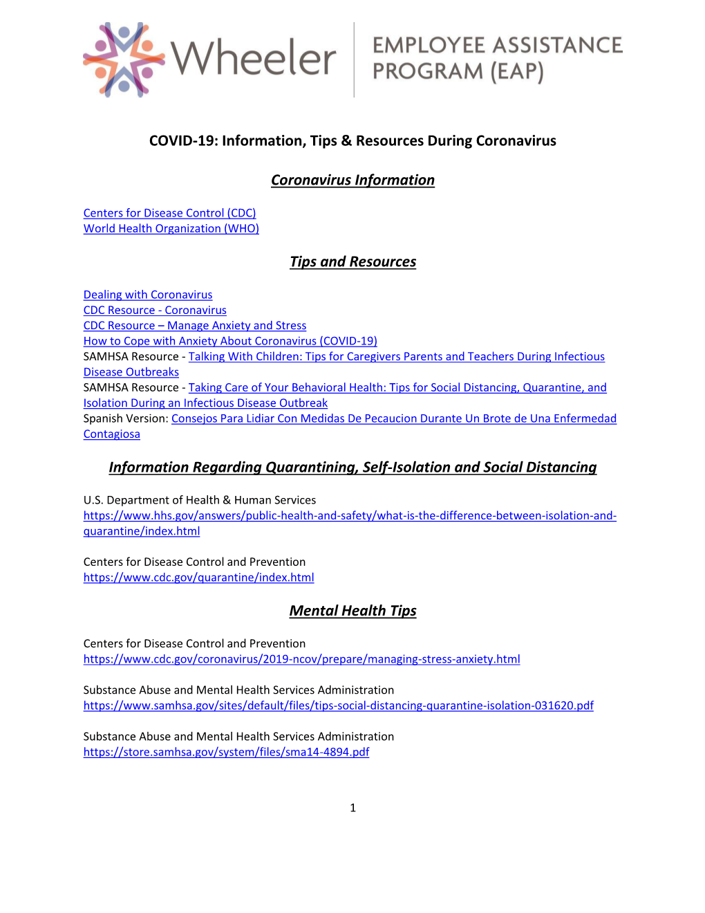 COVID-19: Information, Tips & Resources During Coronavirus