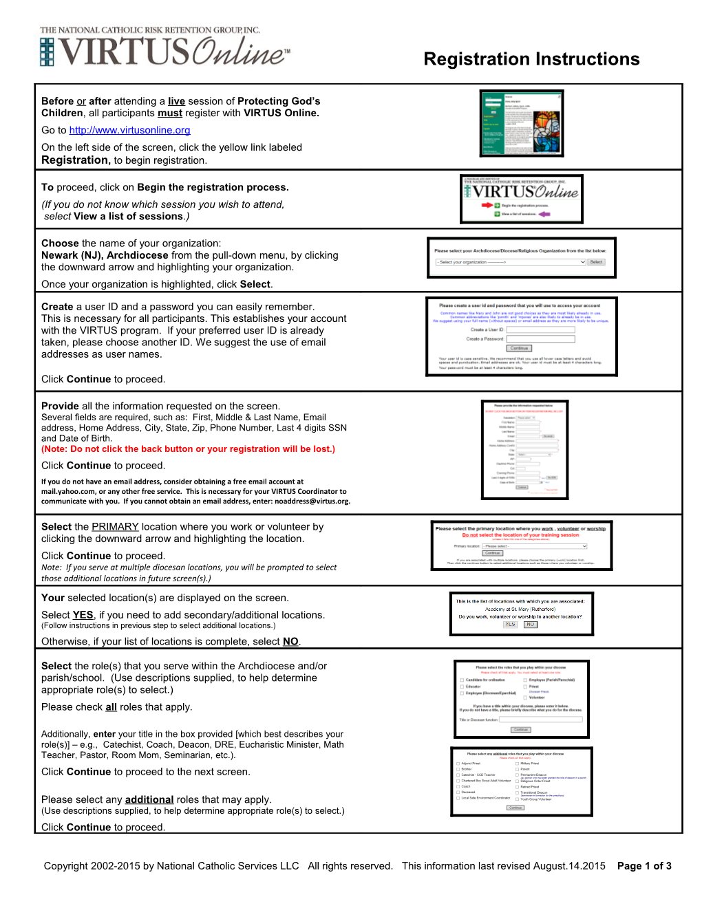 Registration Instructions