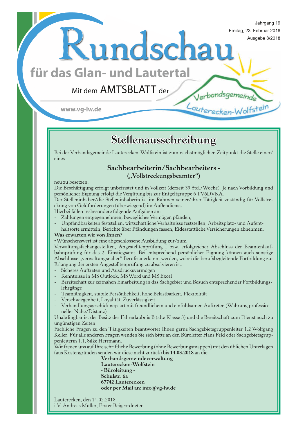 Für Das Glan- Und Lautertal