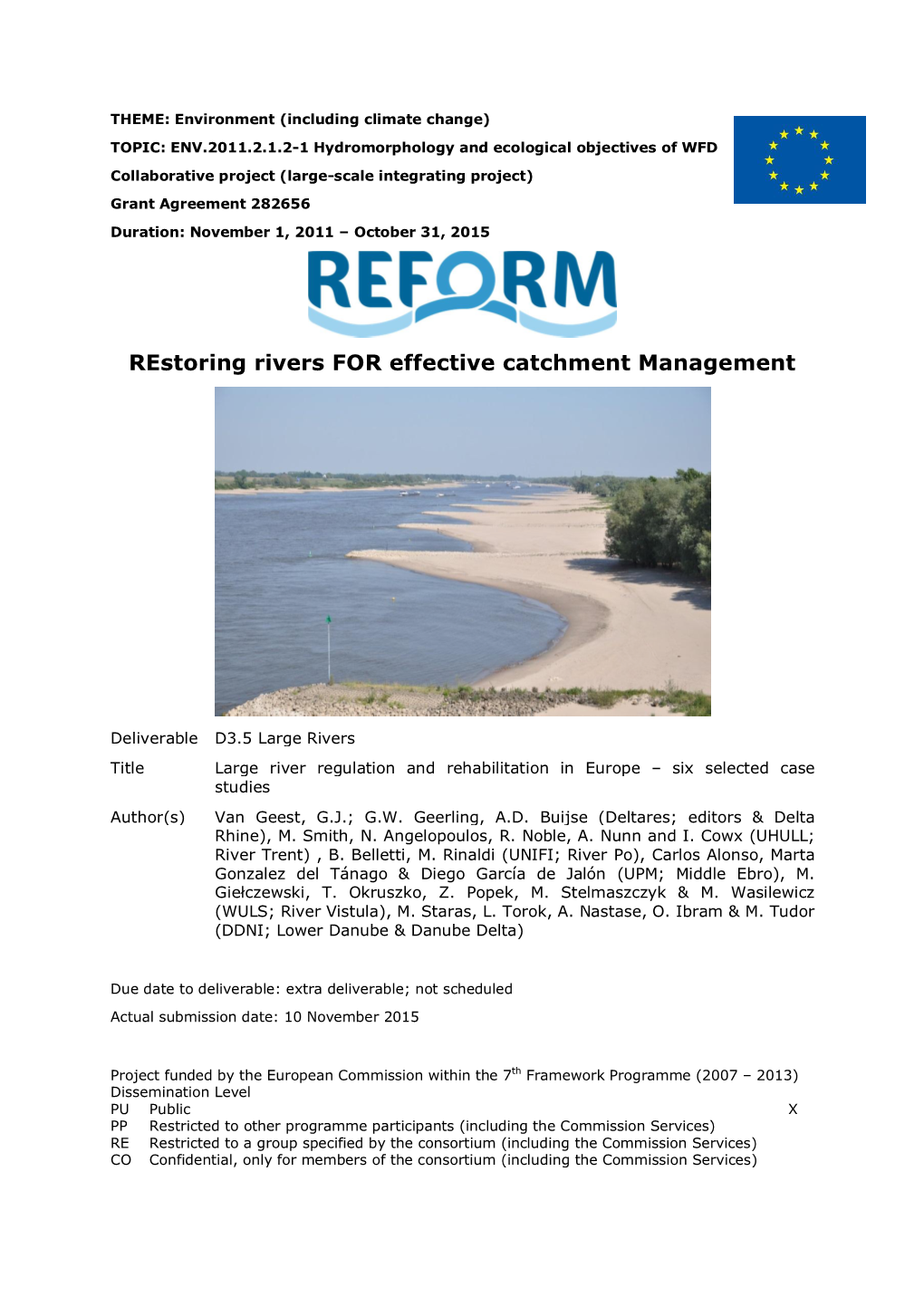 Restoring Rivers for Effective Catchment Management