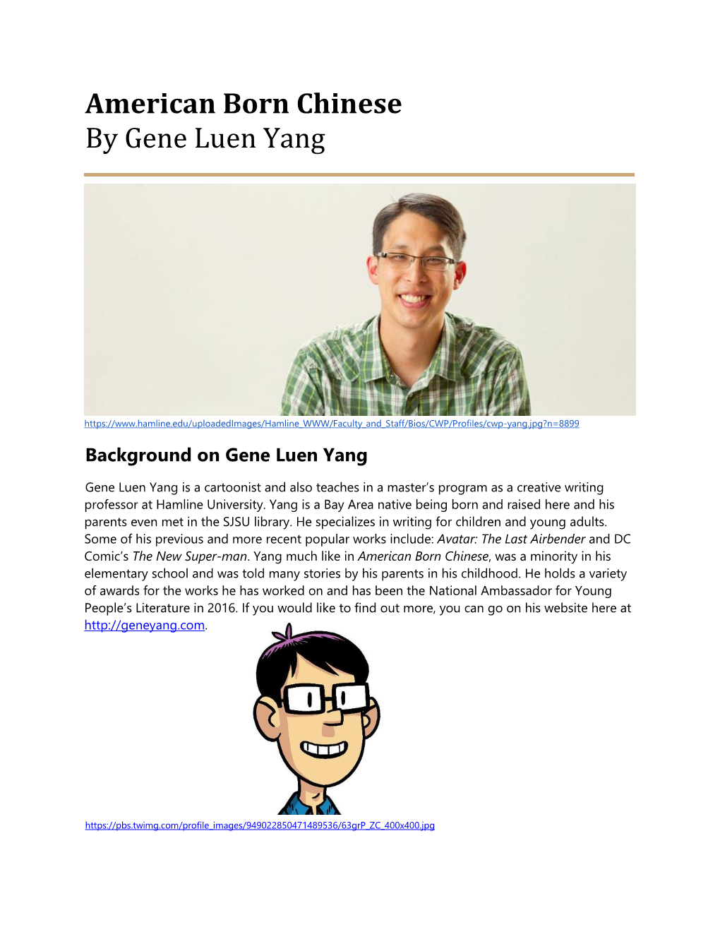 American Born Chinese by Gene Luen Yang