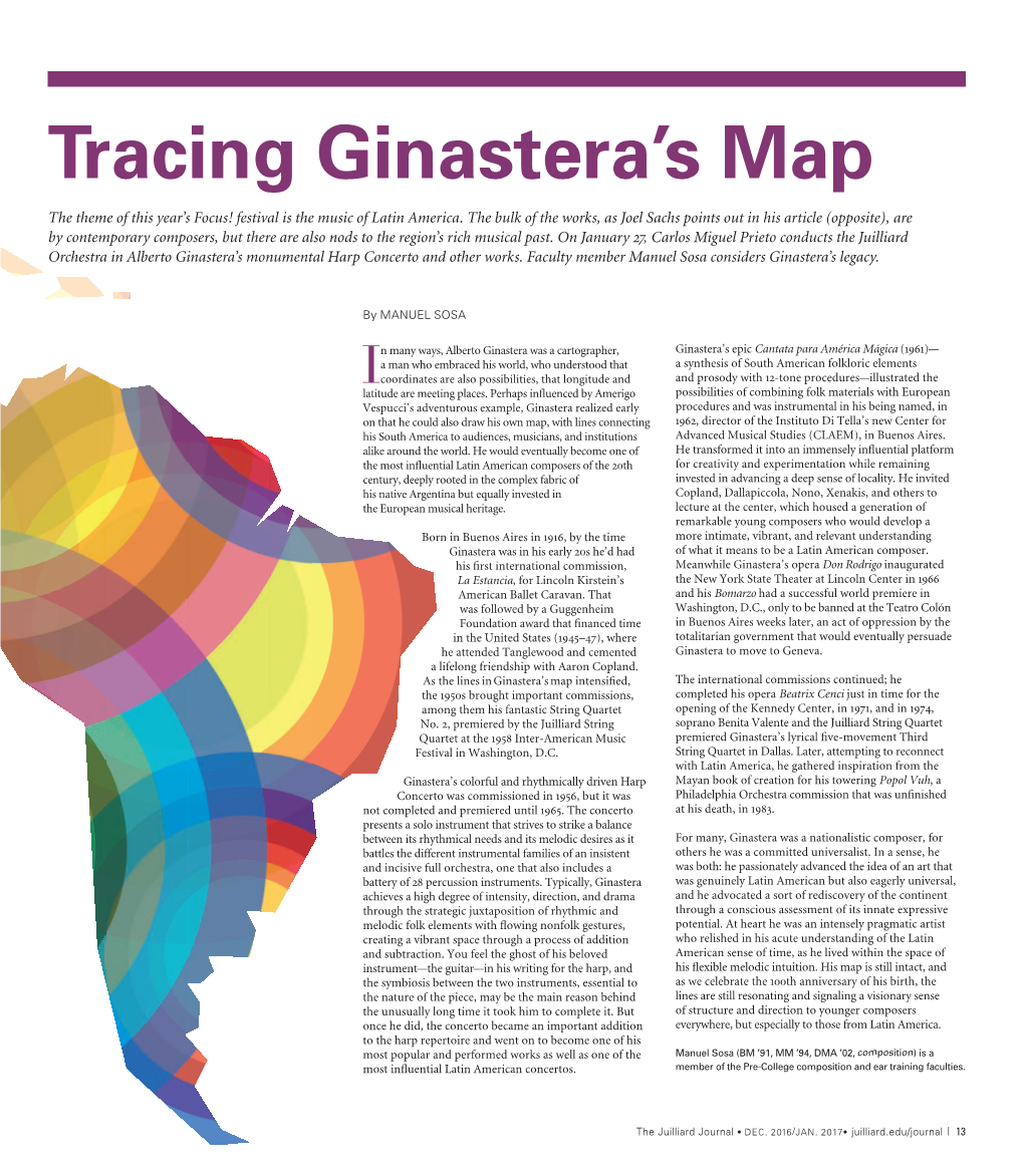 Tracing Ginastera's