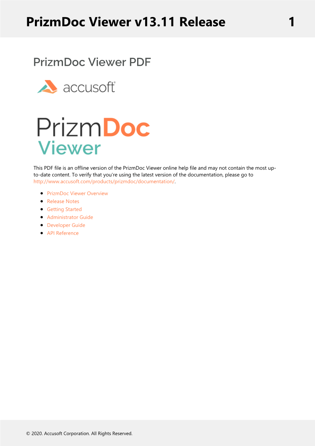 Prizmdoc Viewer V13.11 Release 1