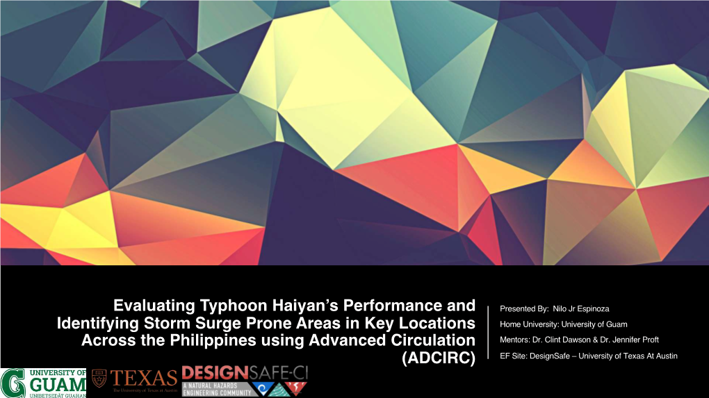 Evaluating Typhoon Haiyan's Performance and Identifying Storm