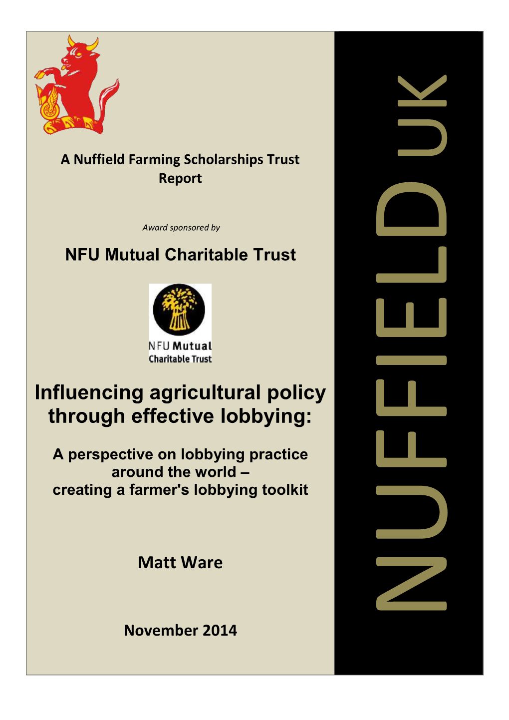 Influencing Agricultural Policy Through Effective Lobbying