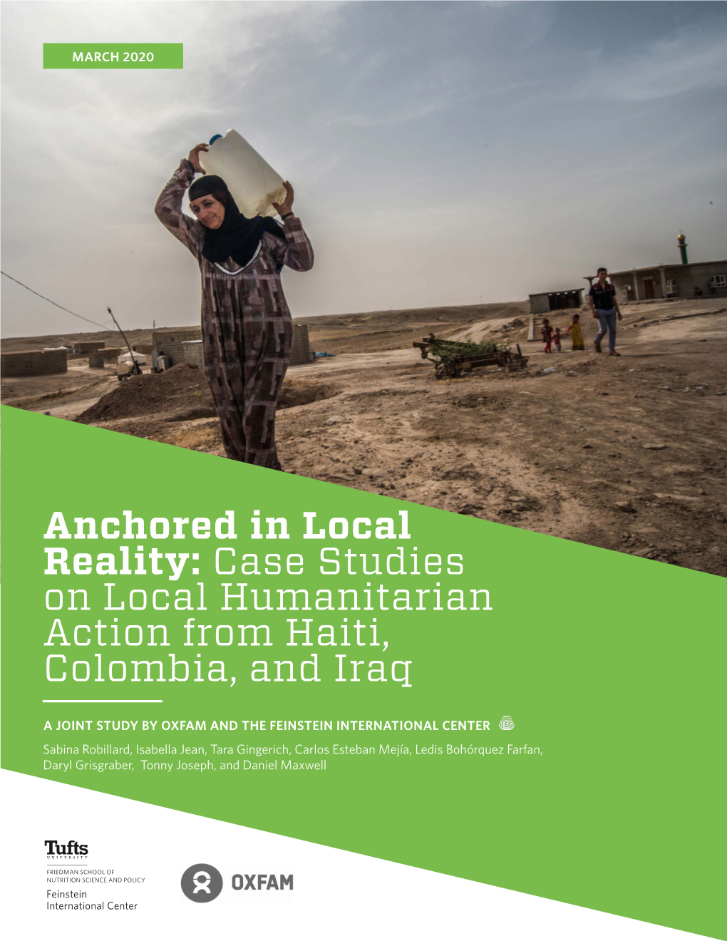 Case Studies on Local Humanitarian Action from Haiti, Colombia, and Iraq