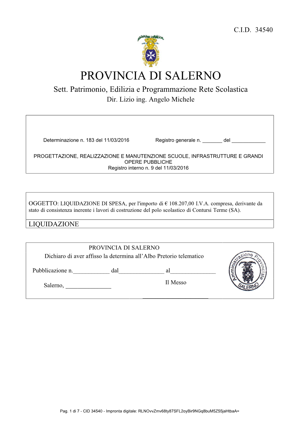 Portale Trasparenza Provincia Di Salerno