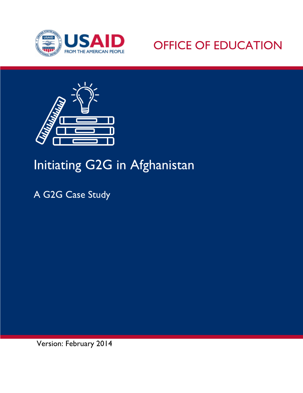 Initiating G2G in Afghanistan