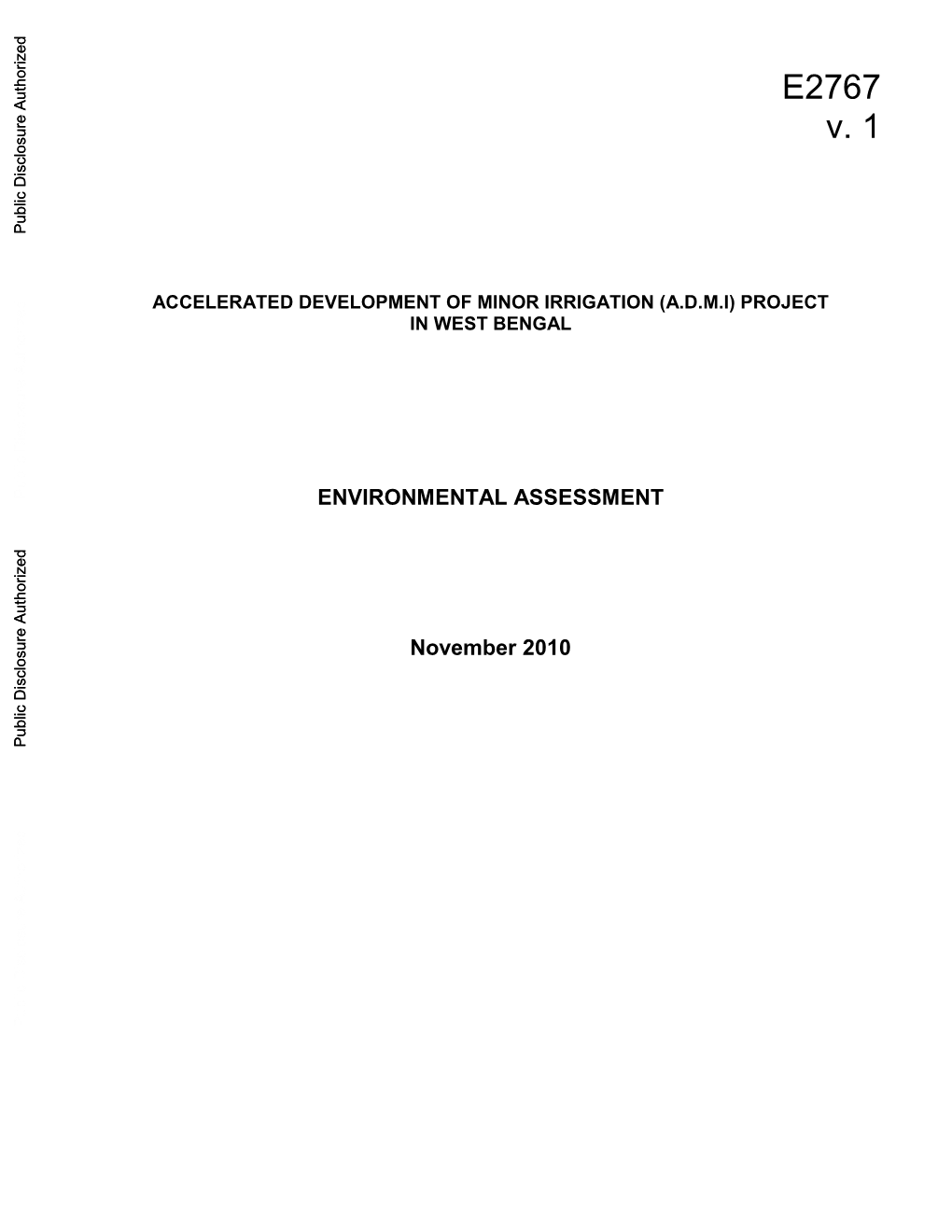 World Bank Document