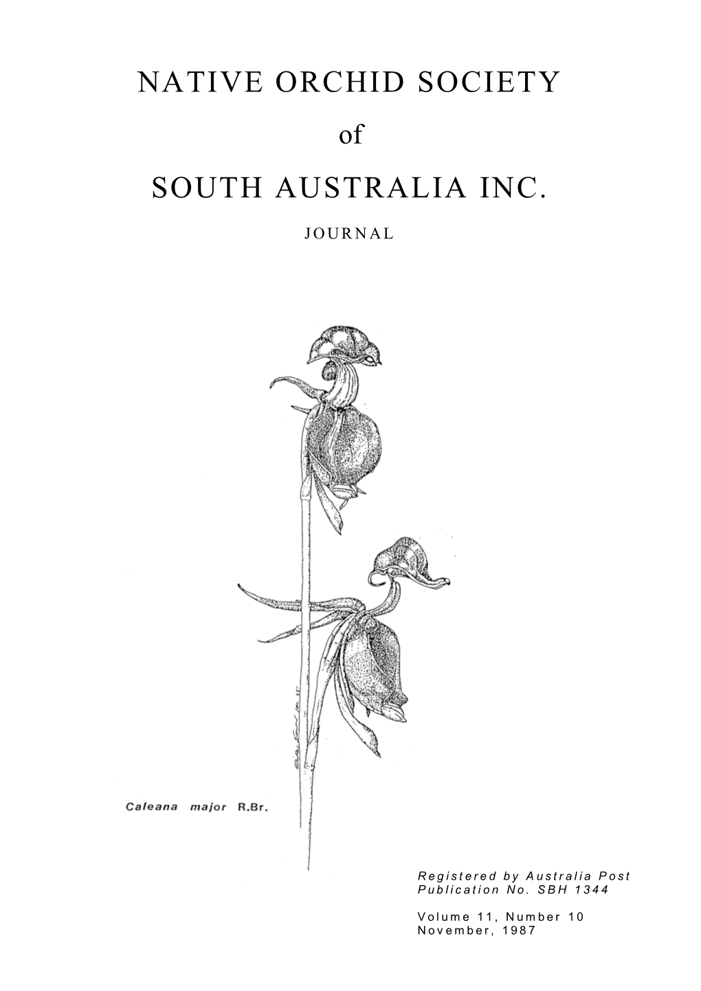 Native Orchid Society South Australia Inc